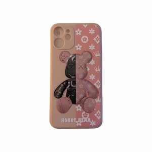Robot Bear Pink Phone Case iPhone 12 Mini